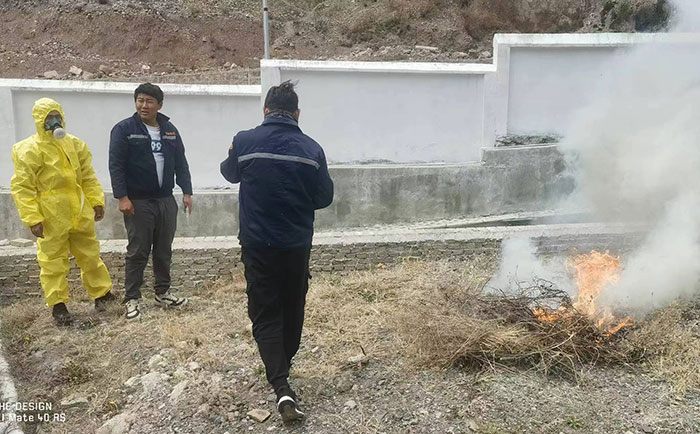 德欽縣污水處理廠應(yīng)急培訓(xùn)、實(shí)操演練